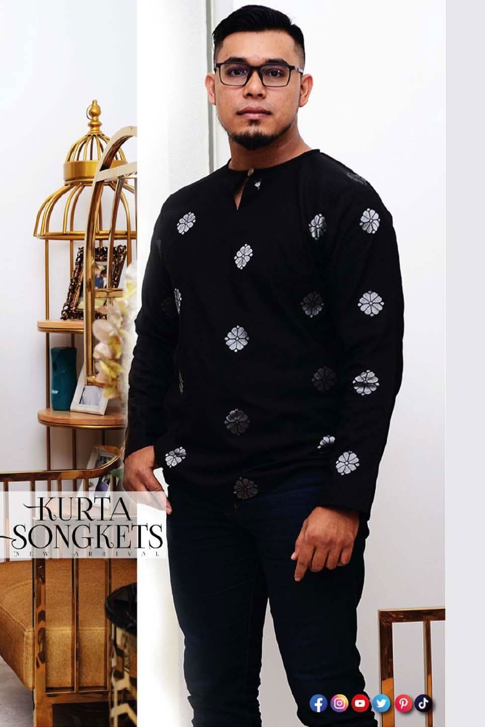 Kurta Songket Size XS - 5XL| - songketexclusive