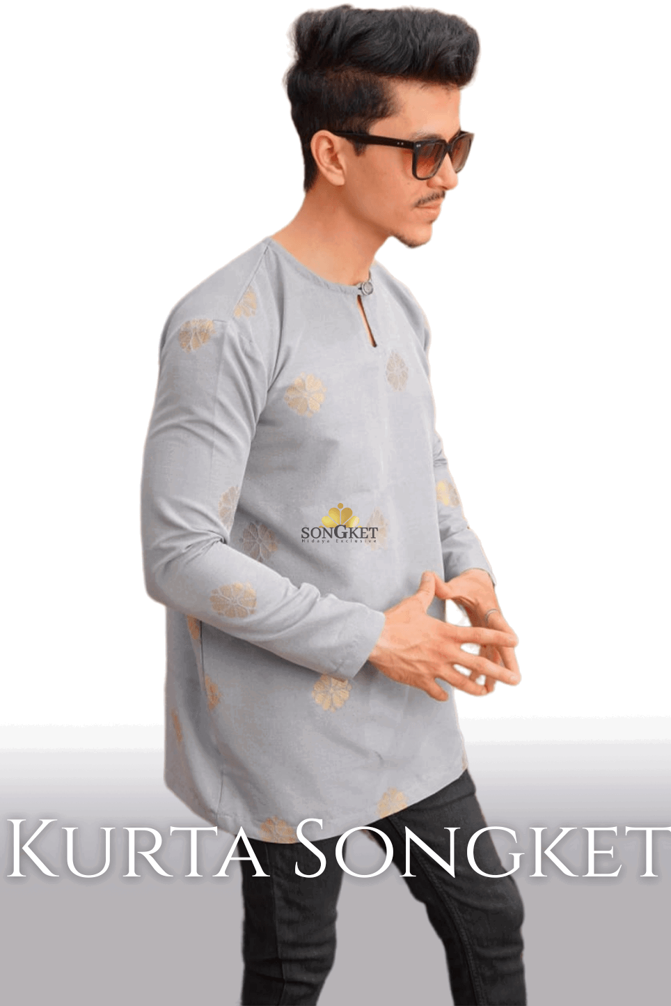 Kurta Songket Size XS - 5XL| - songketexclusive