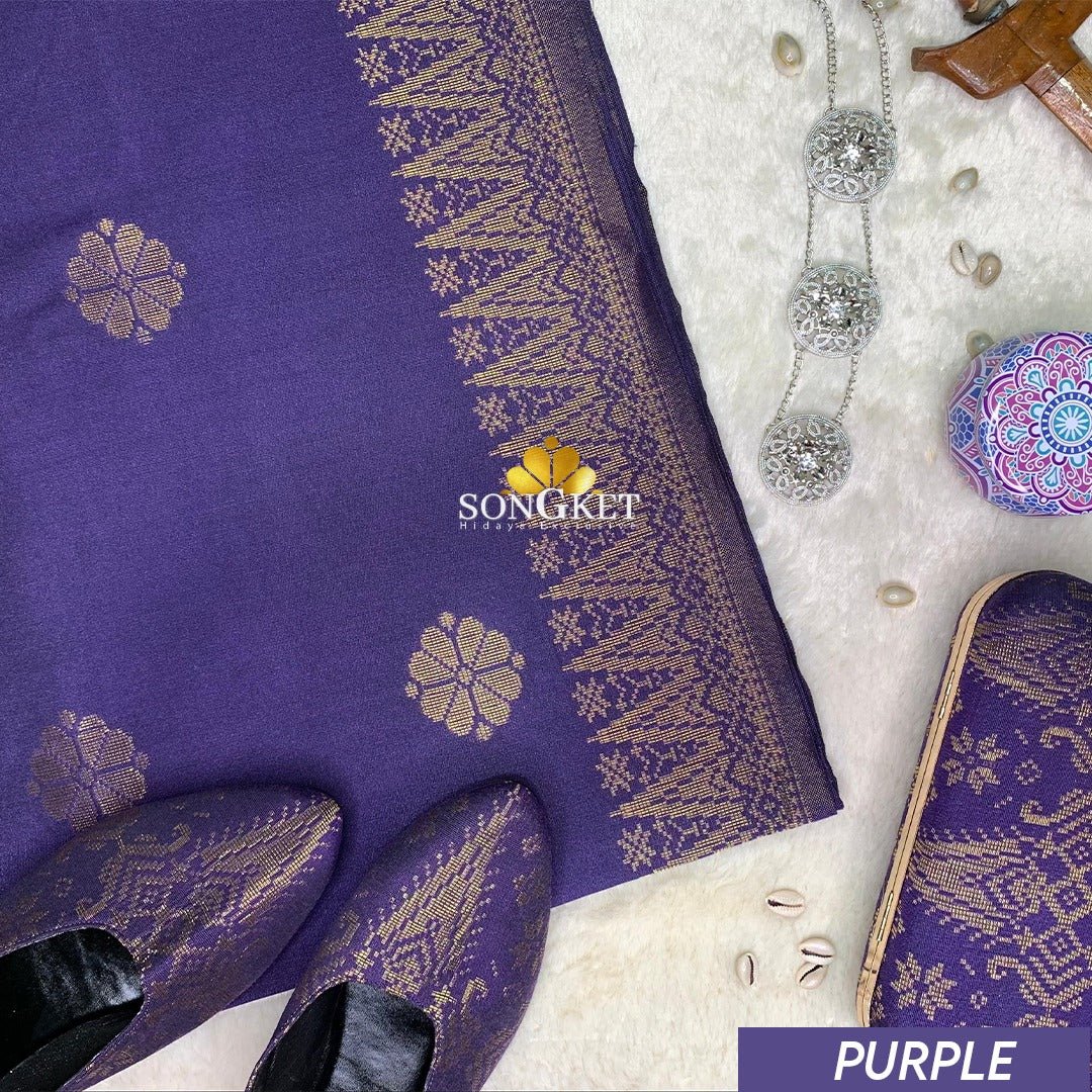 Kurung Kedah Pocket Free Selendang - Xs to 12xl - songketexclusive
