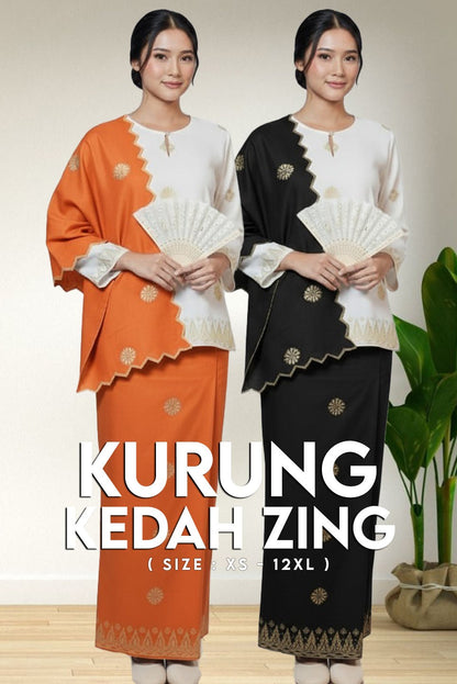 Kurung Kedah Zing - New Arrival in the Kurung Family - songketexclusive