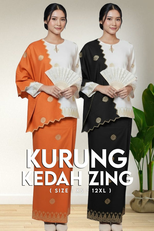 Kurung Kedah Zing - New Arrival in the Kurung Family - songketexclusive