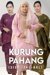 Baju Kurung Pahang Extra Size | 3𝑿𝑳 𝑻𝑶 8𝑿𝑳 |