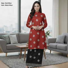 Kurung Cecak Musang - Two Tone New Kurung Family