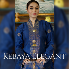 Baju Kebaya Elegant - Baju + Free Matching Selandang 🤩