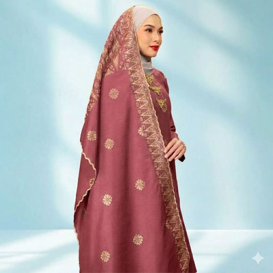 Selandang CORAQ Design ! Matching Selandang - songketexclusive