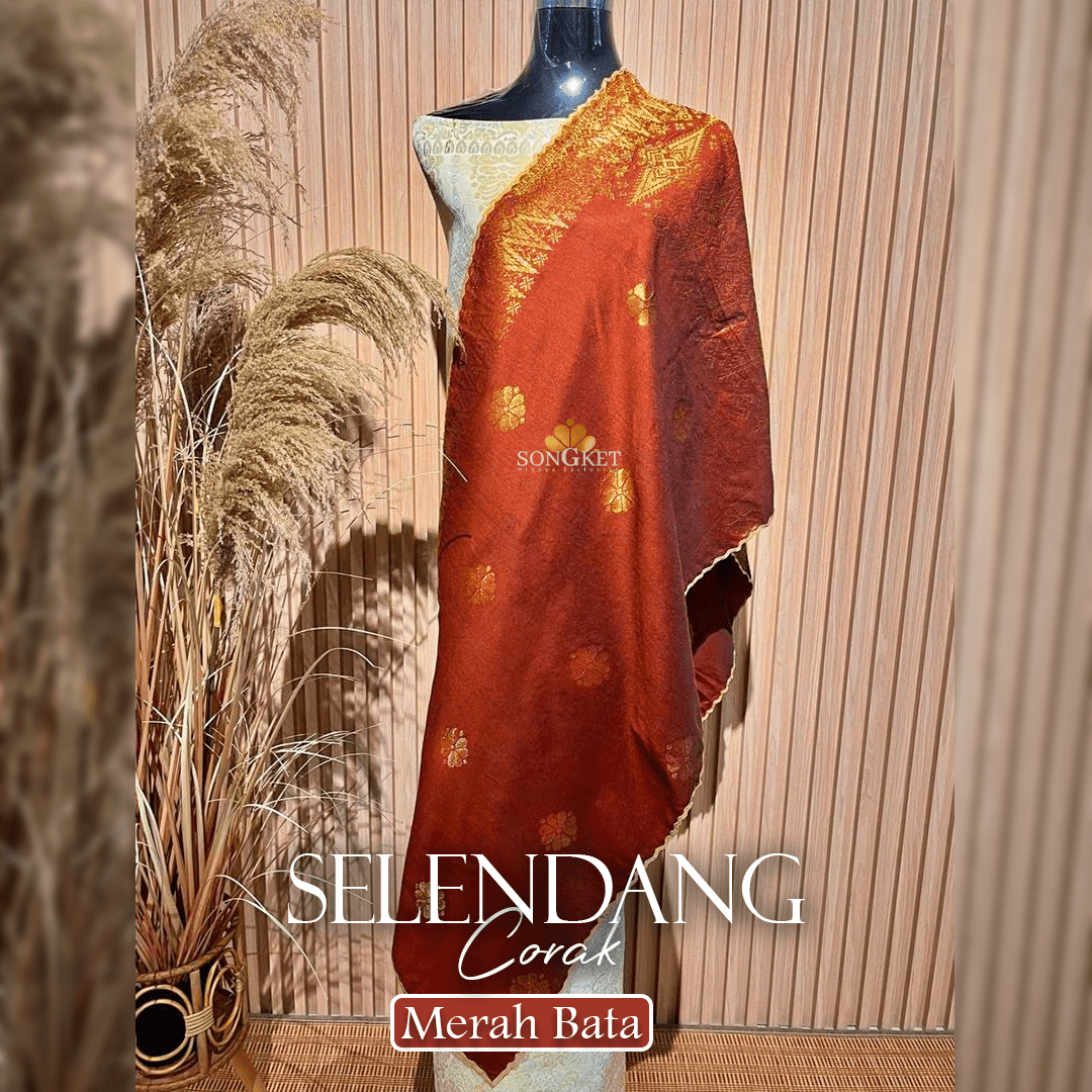 Selandang CORAQ Design ! Matching Selandang - songketexclusive