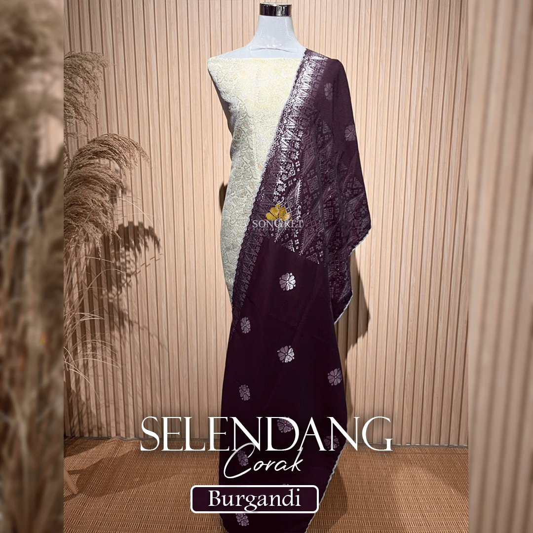 Selandang CORAQ Design ! Matching Selandang - songketexclusive