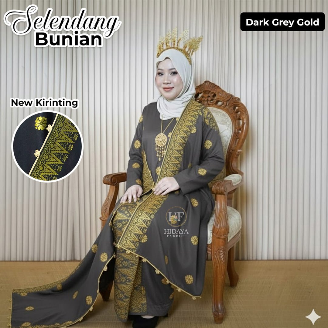 Selendang Bunian Corak - New Arrival - songketexclusive