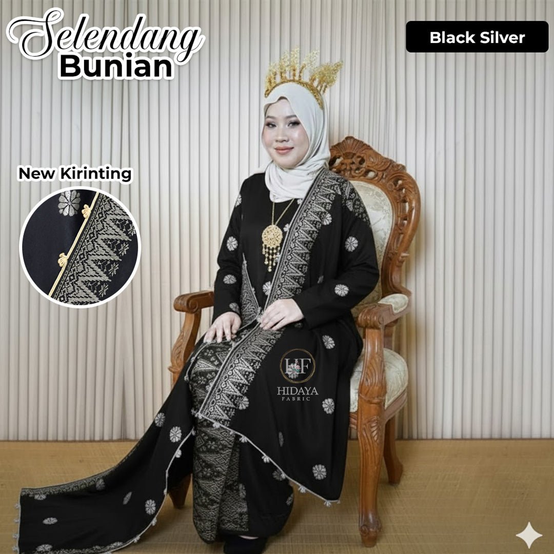 Selendang Bunian Corak - New Arrival - songketexclusive