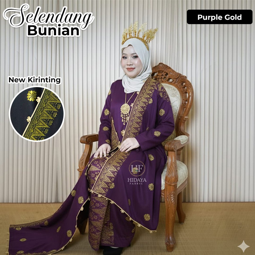 Selendang Bunian Corak - New Arrival - songketexclusive