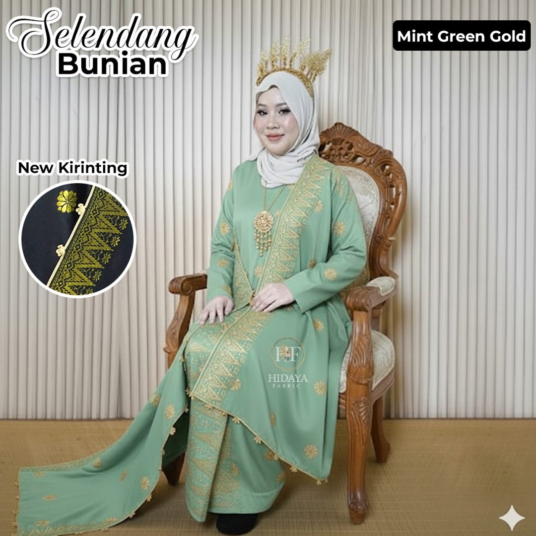 Selendang Bunian Corak - New Arrival - songketexclusive