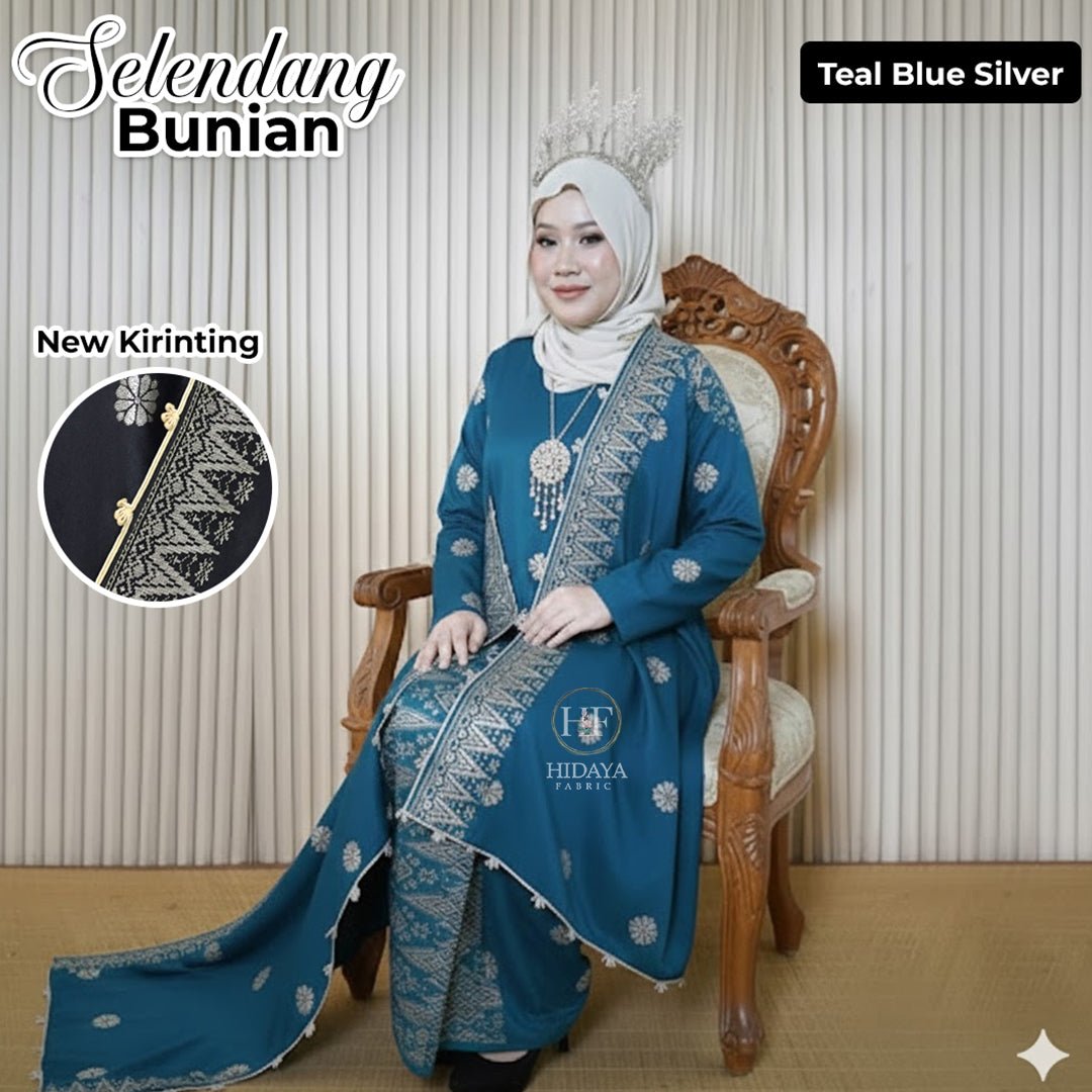 Selendang Bunian Corak - New Arrival - songketexclusive
