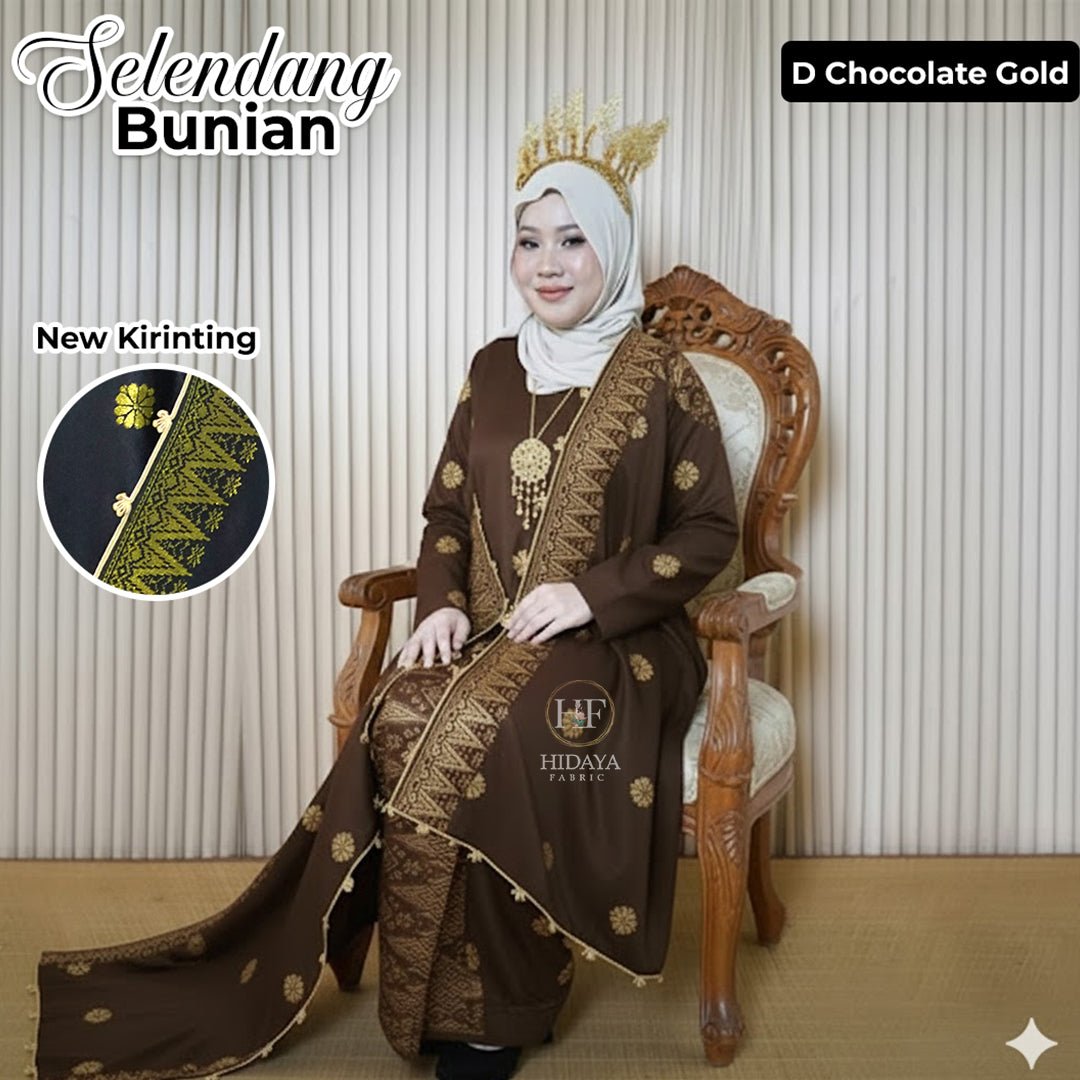 Selendang Bunian Corak - New Arrival - songketexclusive