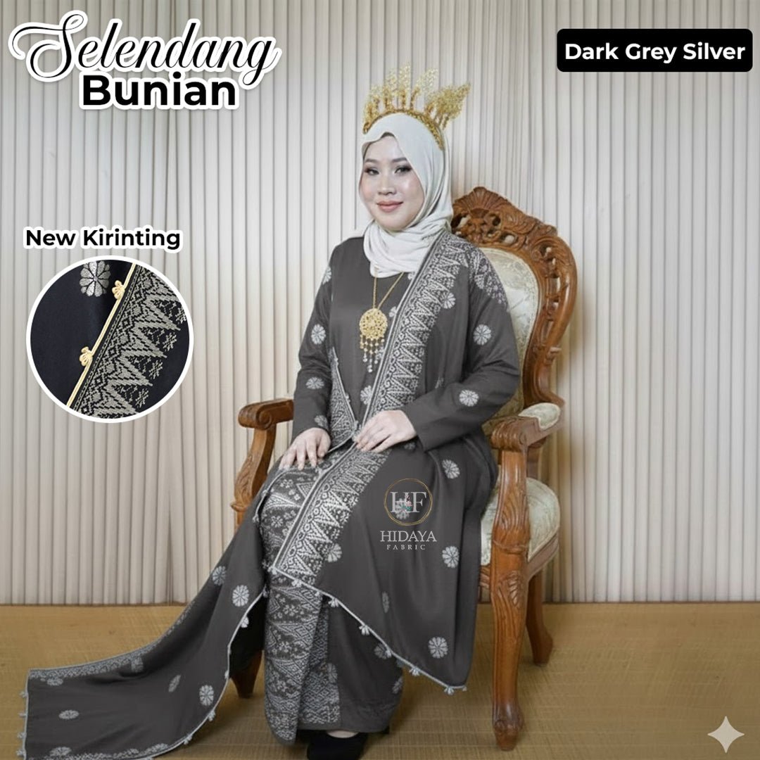 Selendang Bunian Corak - New Arrival - songketexclusive