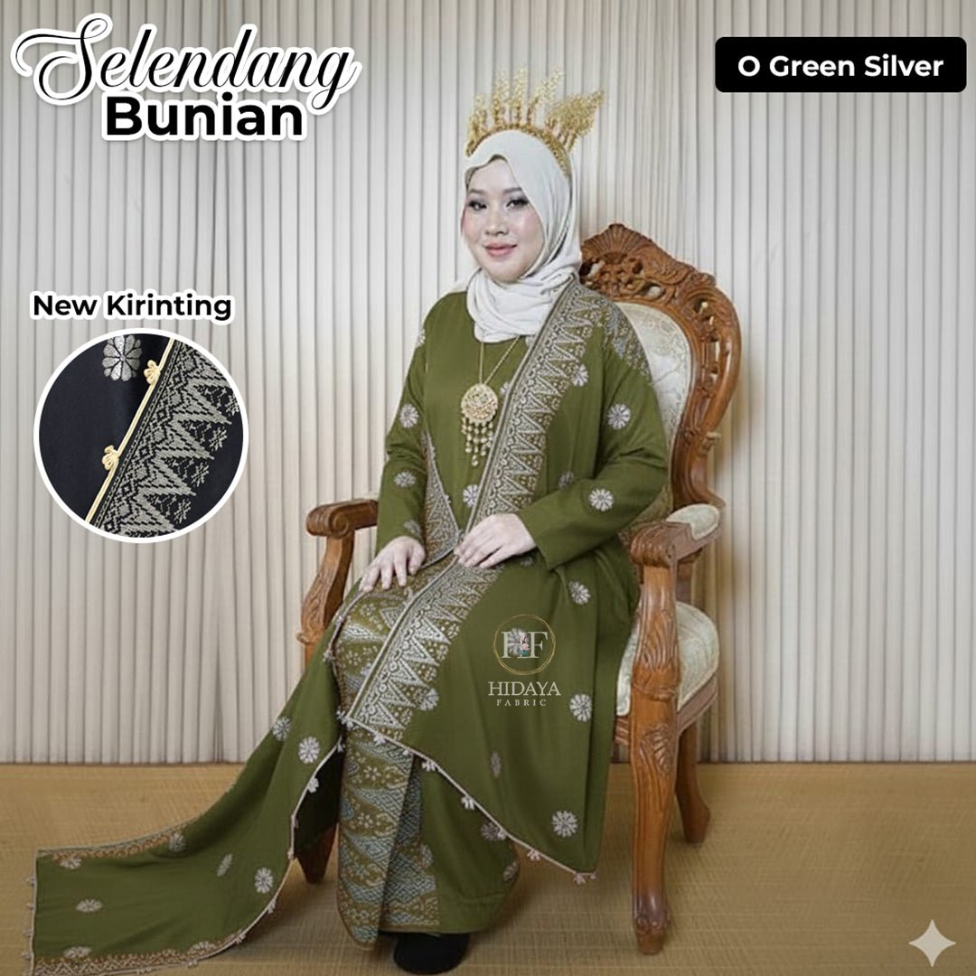 Selendang Bunian Corak - New Arrival - songketexclusive