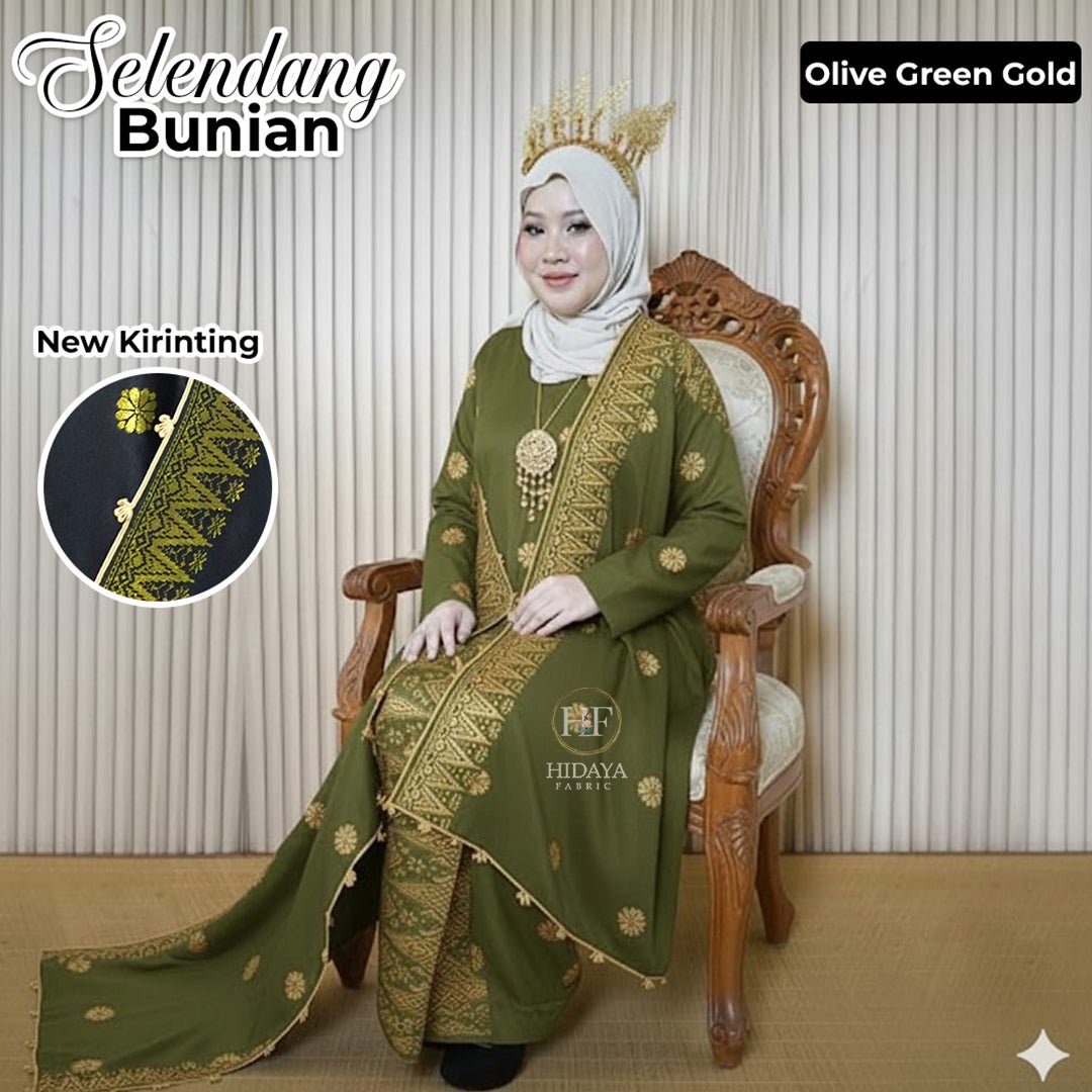 Selendang Bunian Corak - New Arrival - songketexclusive