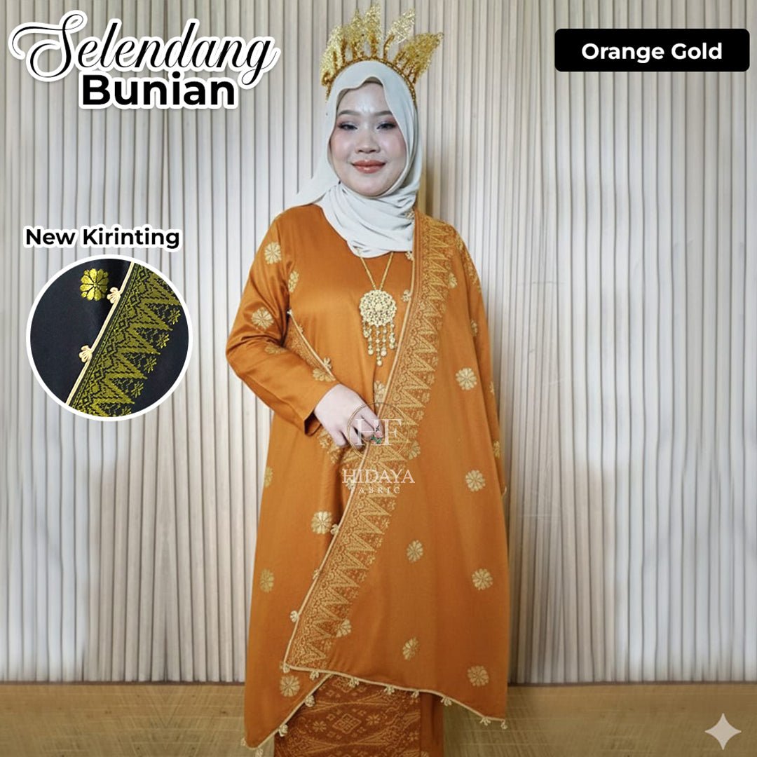 Selendang Bunian Corak - New Arrival - songketexclusive