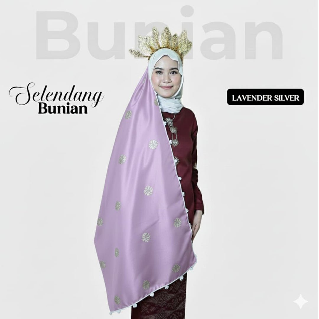 Selendang Bunian Plain - New Arrival - songketexclusive