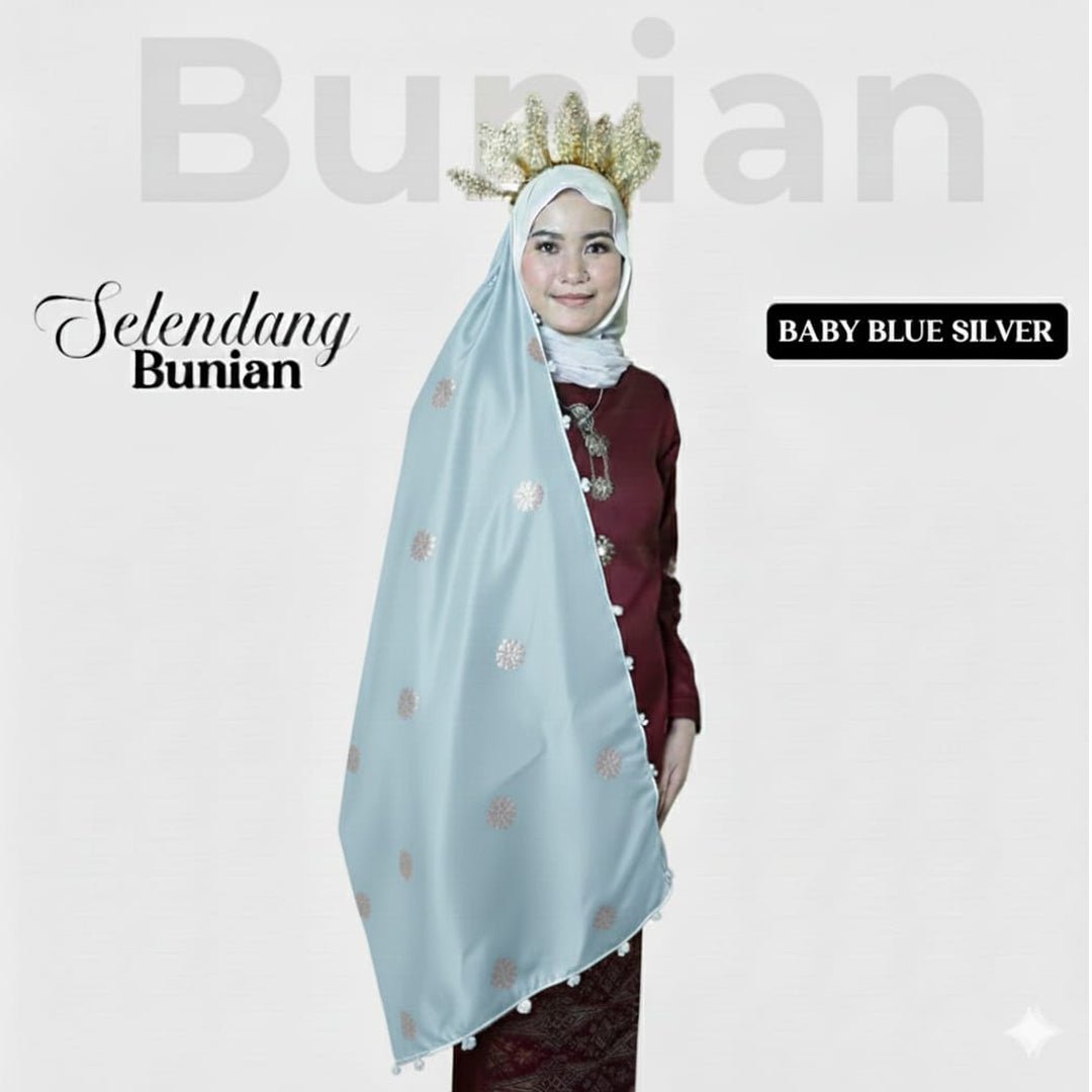 Selendang Bunian Plain - New Arrival - songketexclusive