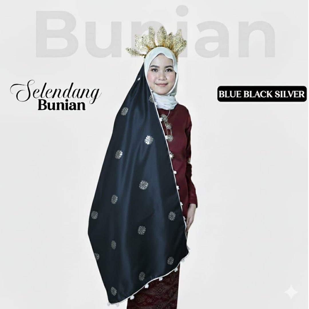 Selendang Bunian Plain - New Arrival - songketexclusive