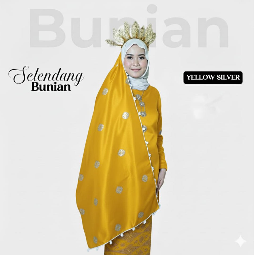 Selendang Bunian Plain - New Arrival - songketexclusive
