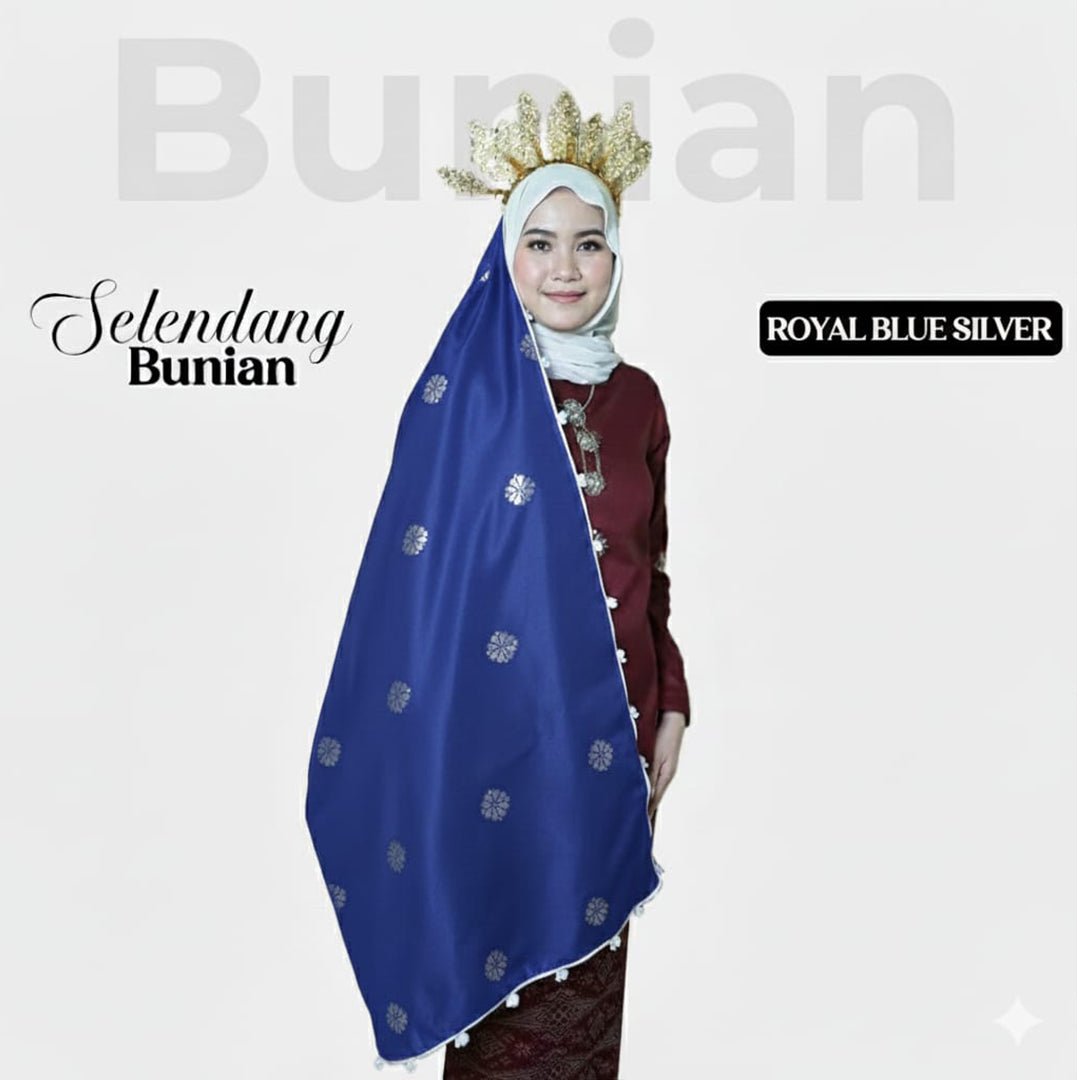 Selendang Bunian Plain - New Arrival - songketexclusive