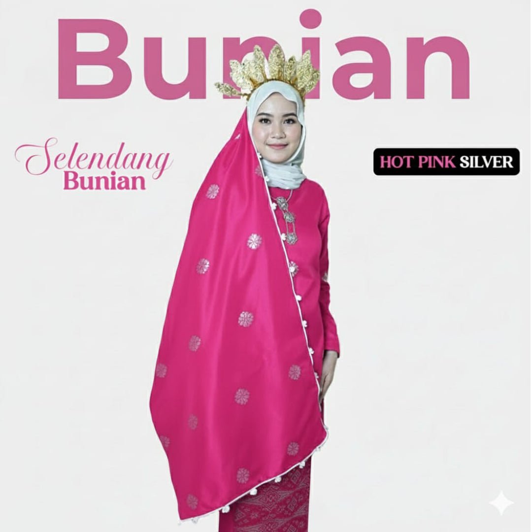 Selendang Bunian Plain - New Arrival - songketexclusive