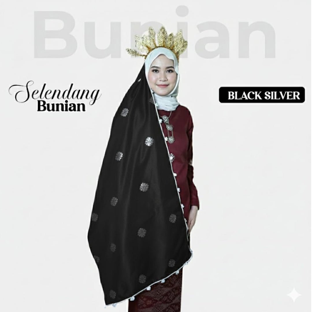 Selendang Bunian Plain - New Arrival - songketexclusive