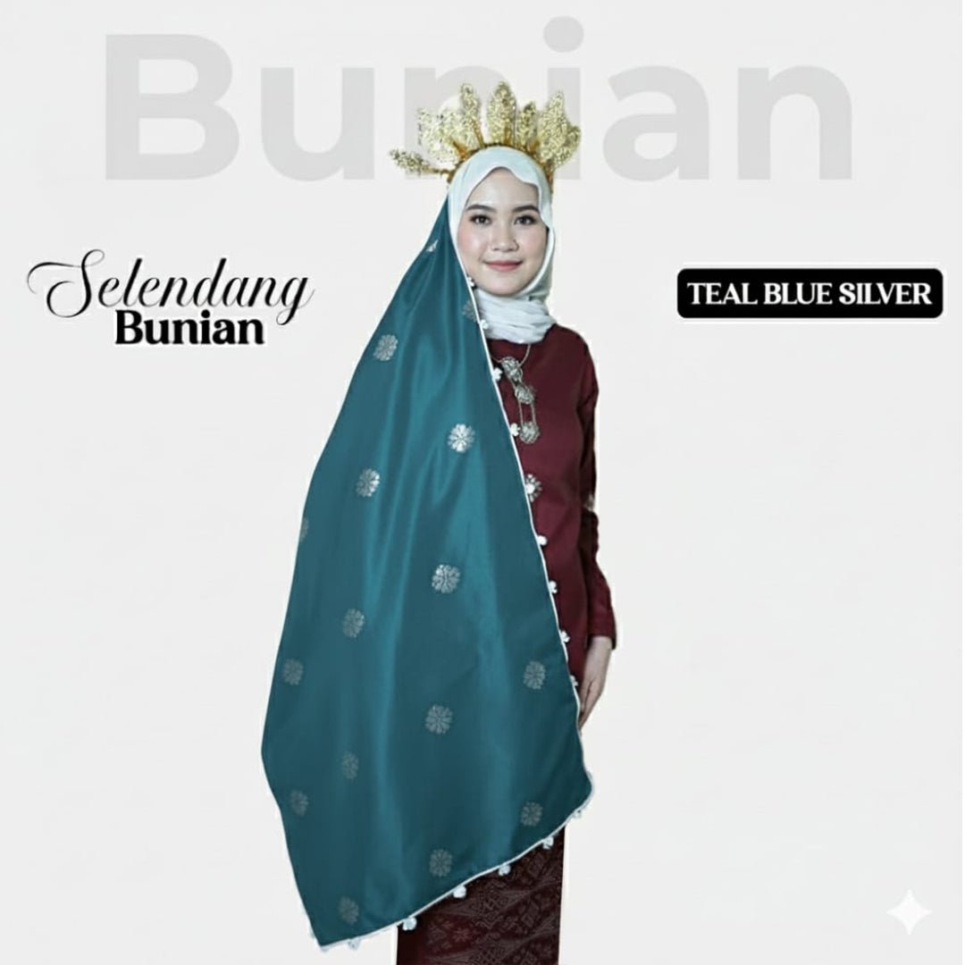 Selendang Bunian Plain - New Arrival - songketexclusive