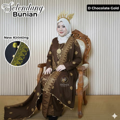 Selendang Bunian Corak - New Arrival
