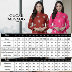 Kurung Cecak Musang - Two Tone New Kurung Family