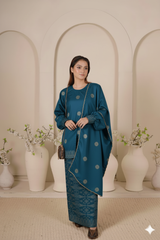 Baju Kedah Balah Free Selendang- Xs to 10Xl