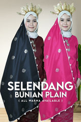 Selendang Bunian Plain - New Arrival